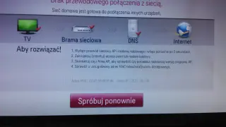 TV LG: Jak podłączyć internet (Wi-Fi/LAN) i naprawić błędy?