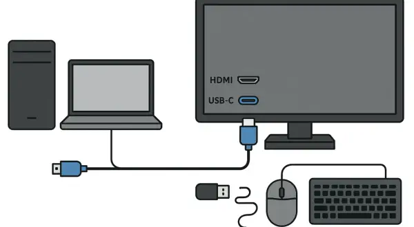 Po co USB w monitorze? Odkryj moc jednego kabla!