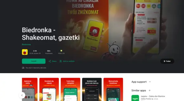 Jak zainstalować aplikację Biedronka? Odkryj Shakeomat i oszczędzaj!