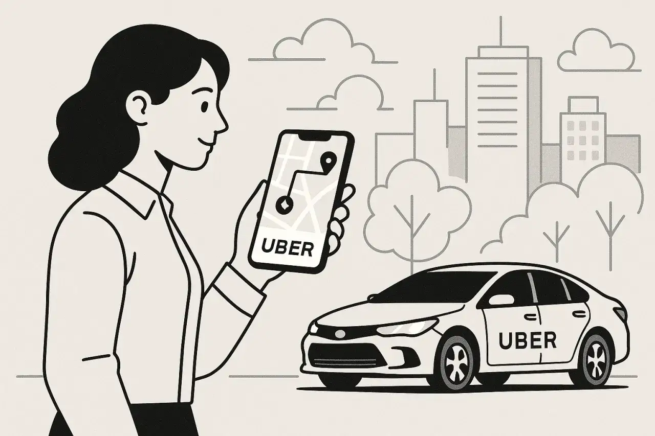 Uber Driver app interface overview