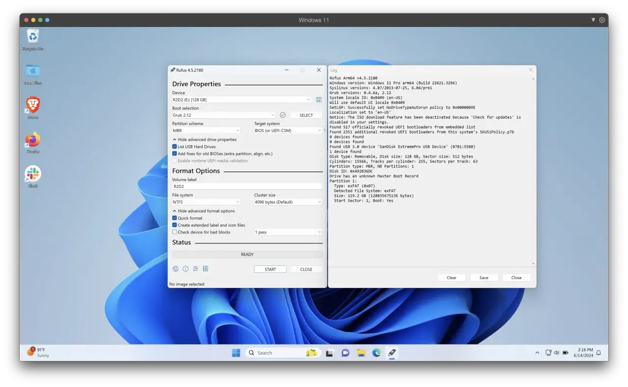 Microsoft Media Creation Tool interfejs
