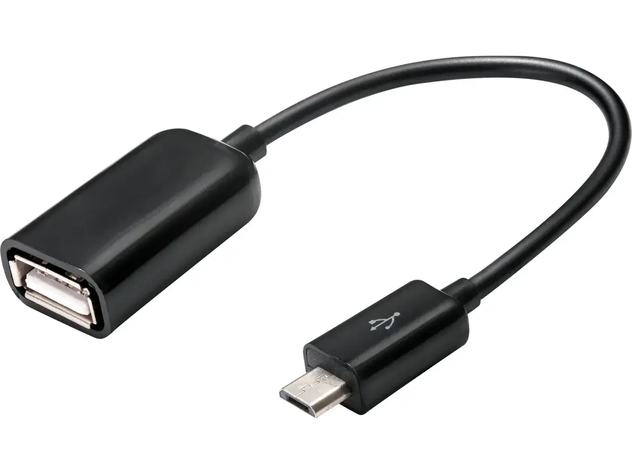 Pendrive podłączony do smartfona