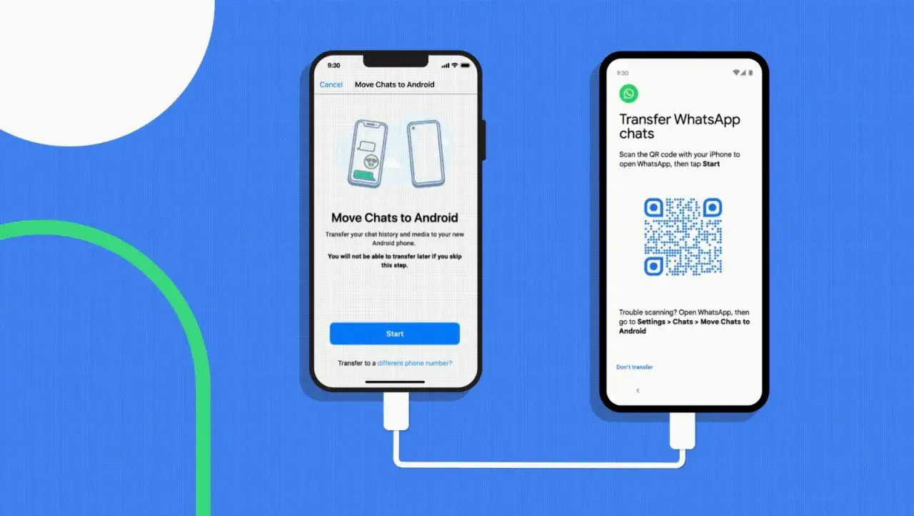 Przygotowanie telefon&oacute;w do transferu danych Android iPhone