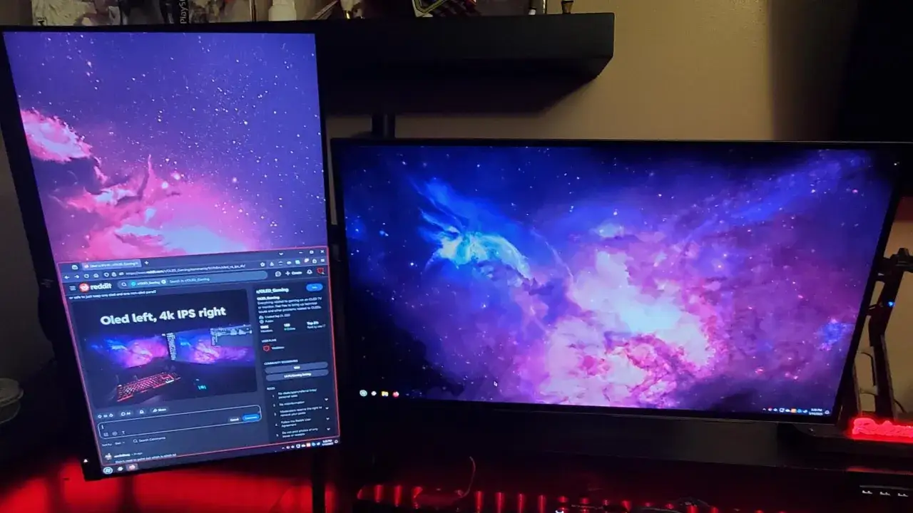 Por&oacute;wnanie matryc monitor&oacute;w IPS VA OLED
