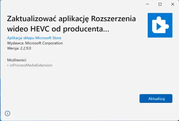 WMP nie odtwarza? Pobierz kodeki (HEVC, MKV) i napraw to!